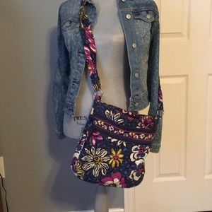 Vera Bradley Triple Zip Hipster in African Violet